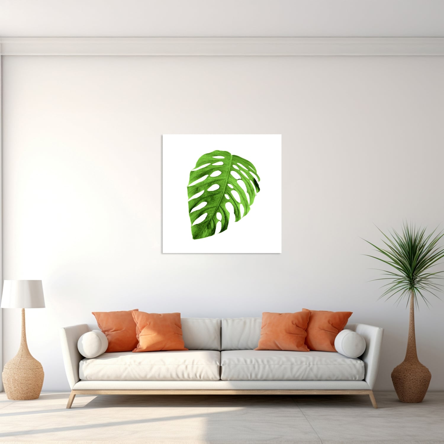 Açık Monstera Tablo