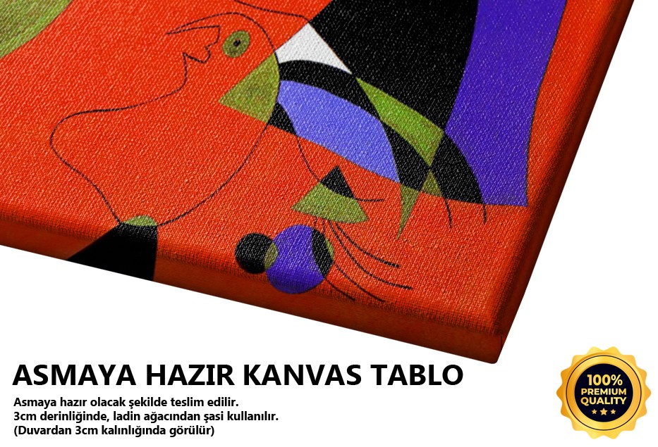 Personages On A Red Ground Tablo