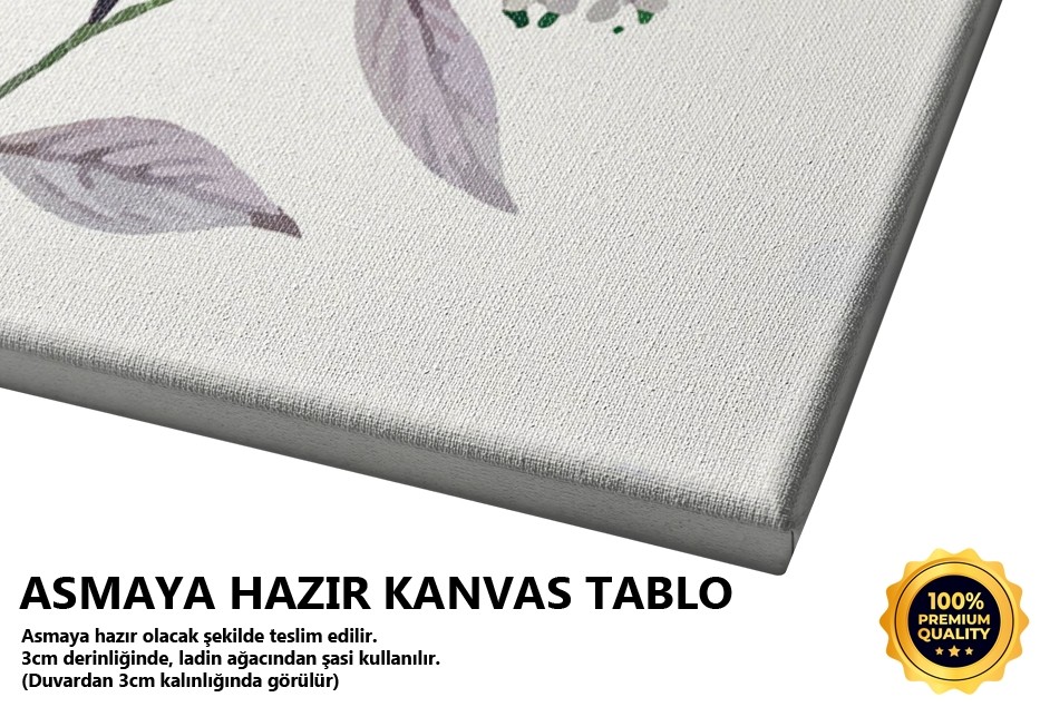 Mavi Çiçek Tablo
