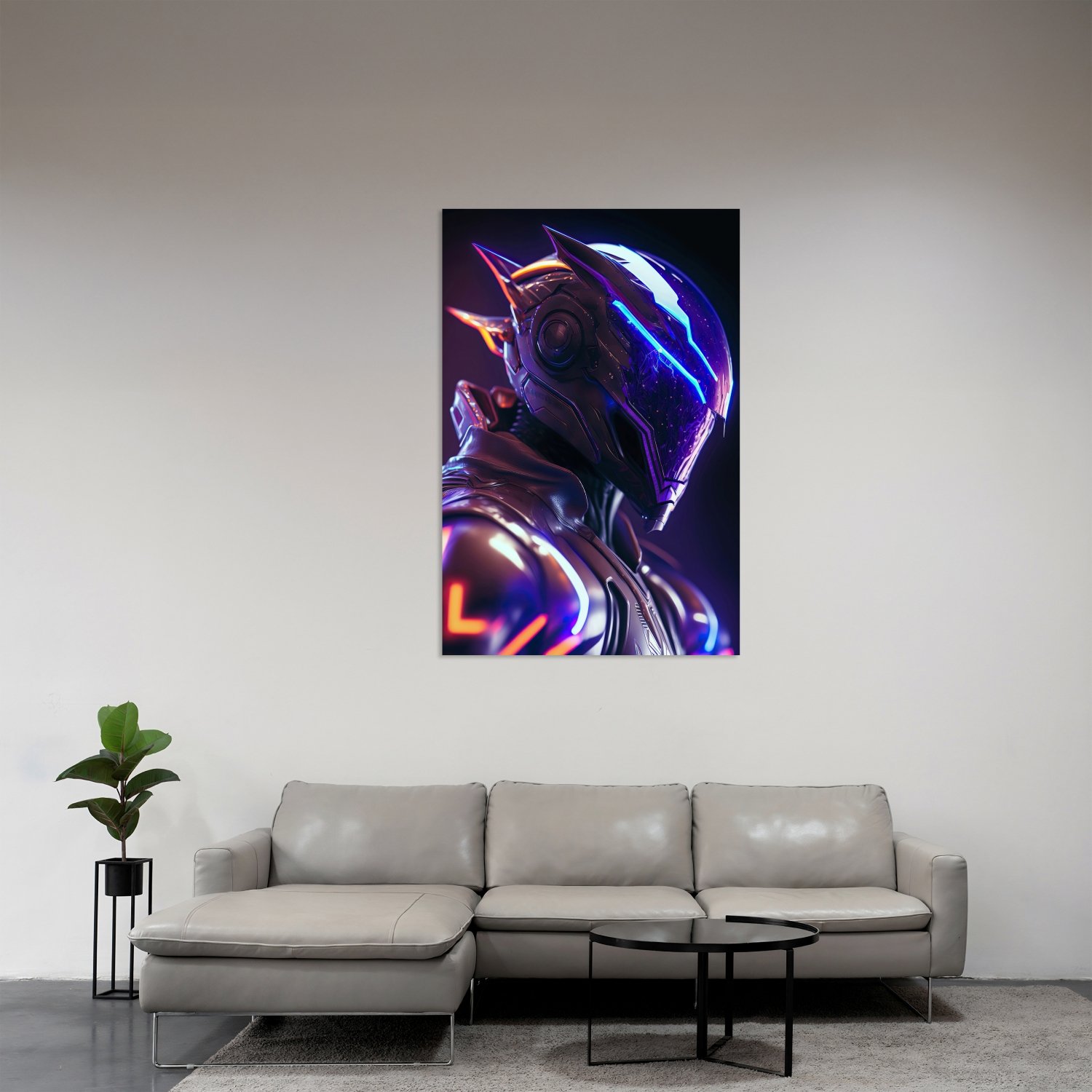 Neon Zırhlı Savaşçı