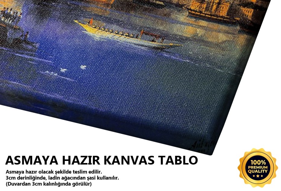 İstanbul'da Günbatımı, 1899 Tablo