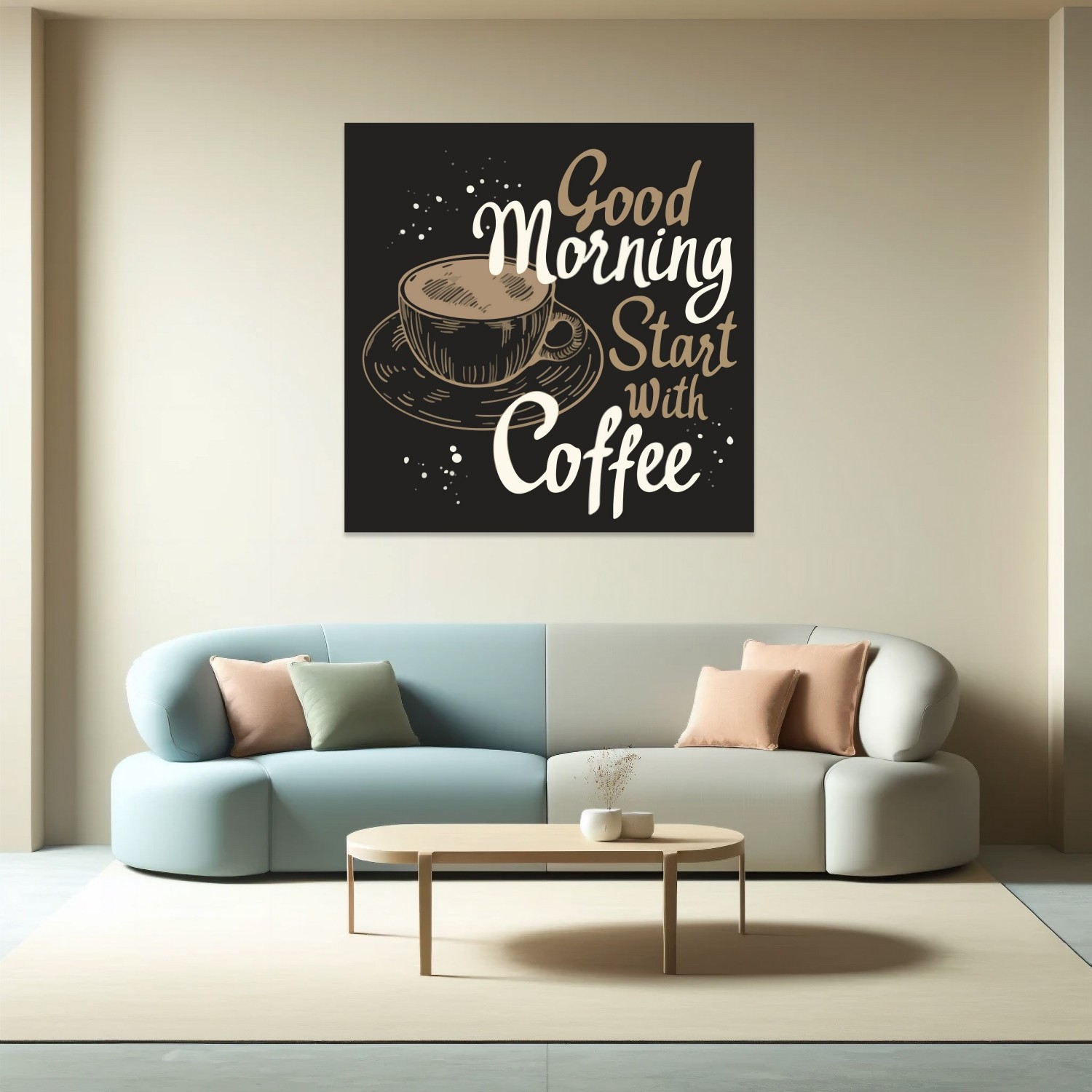 Start With Coffee Tablo