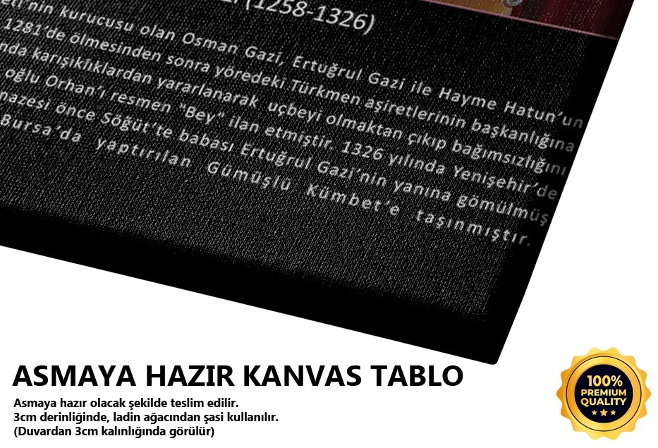 Osman Gazi (1258-1326) Tablo