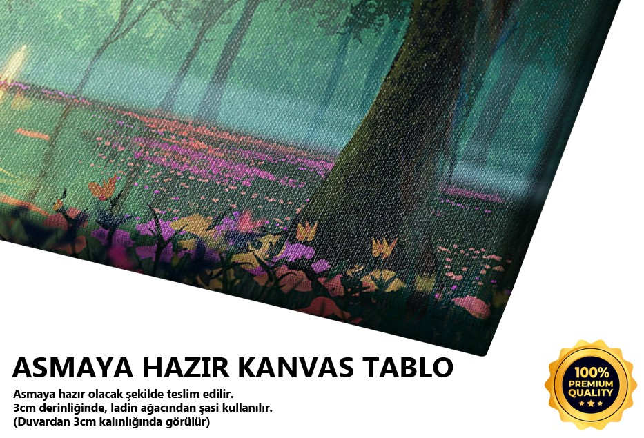 Çiçekli Ağaçlar ve Dere