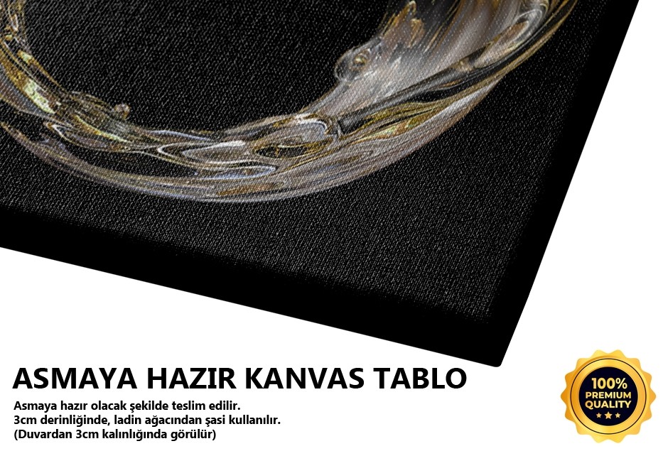 Cam Girdap Desenli Soyut Tasarım