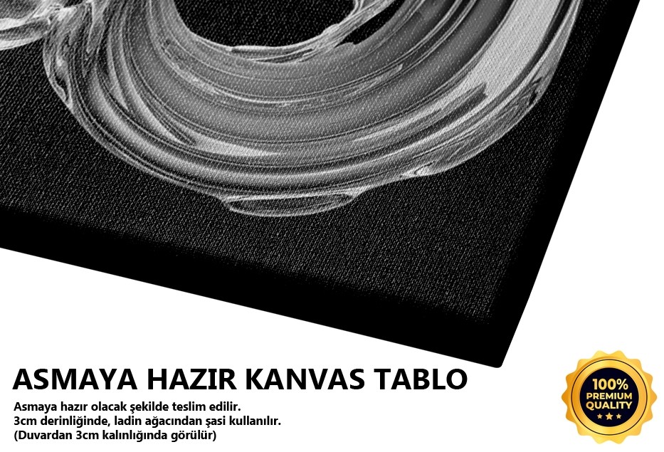 Cam Girdap Desenli Soyut Tasarım