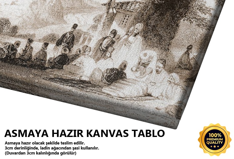 Yuşa Tepesi'nden Boğaziçi Karadeniz Girişi Tablo