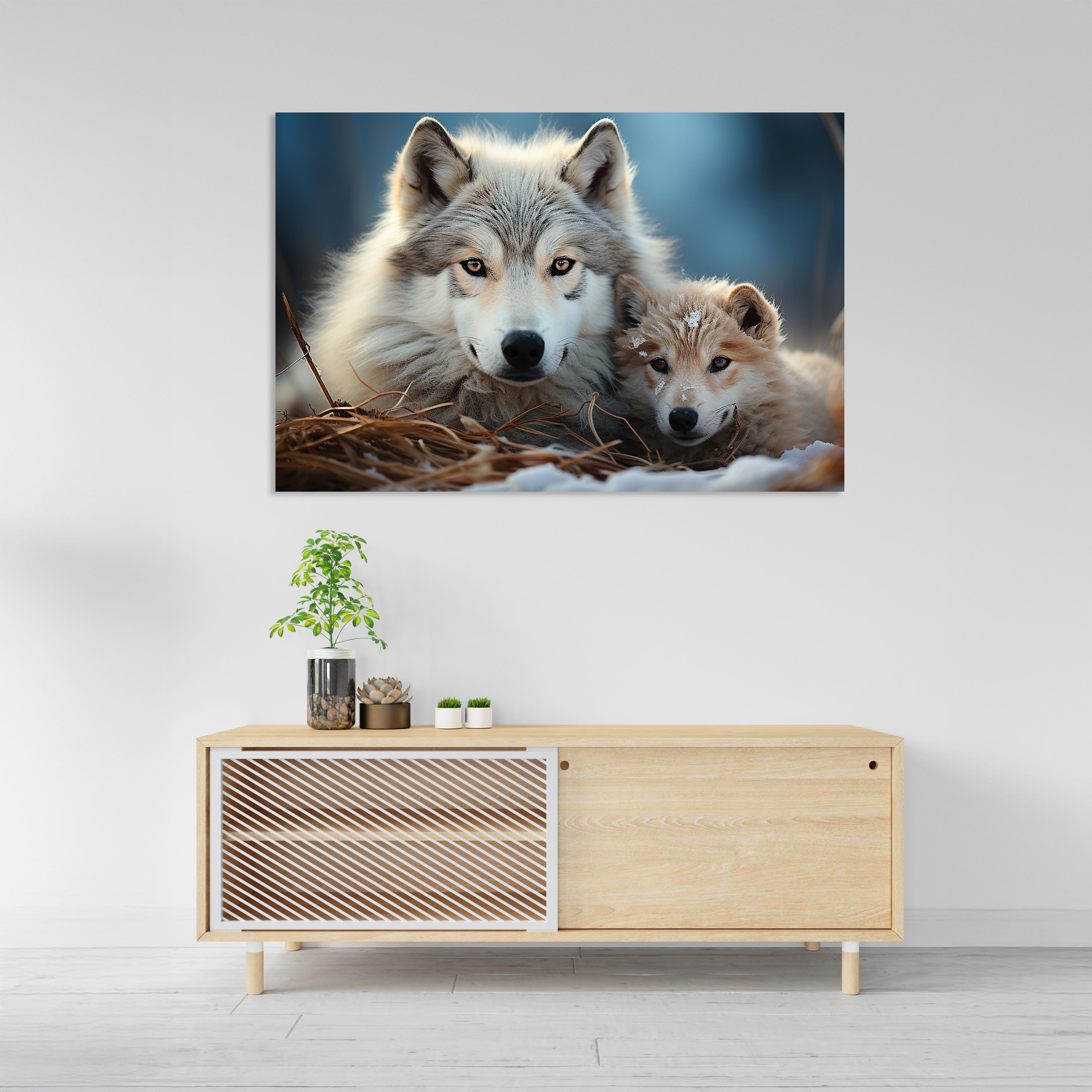 Karda Oynayan Yavru Köpek