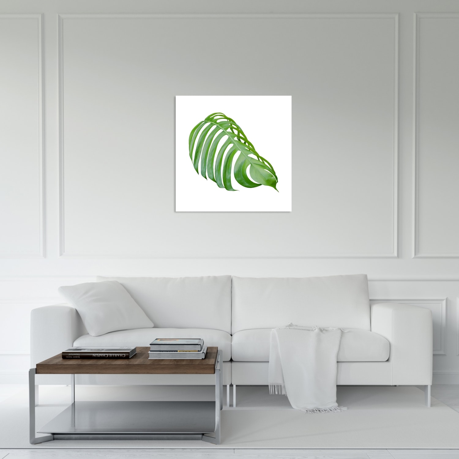 Kıvrık Monstera Tablo