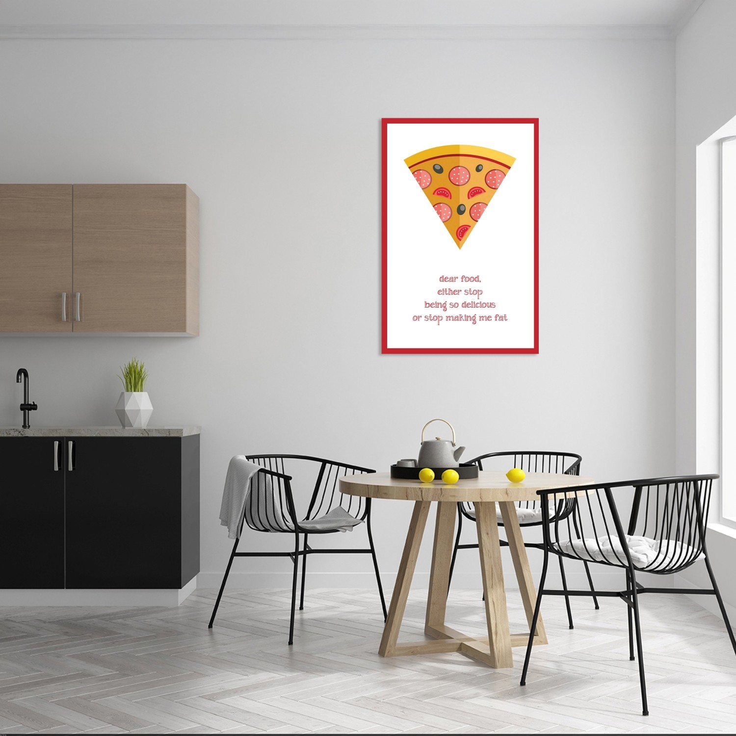 Pizza İngilizce Tablo