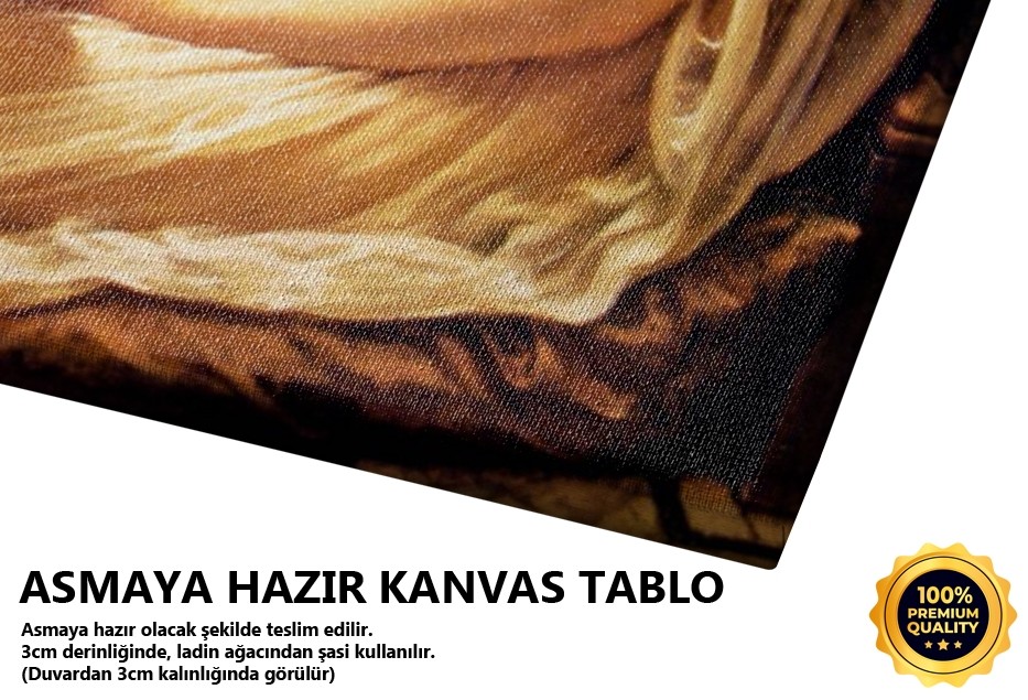 Terasta Oturan Kız Tablo