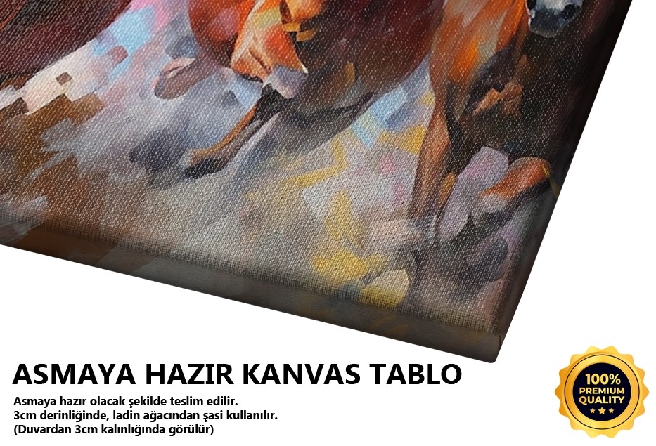 Koşan Atlar - Dinamik Kompozisyon