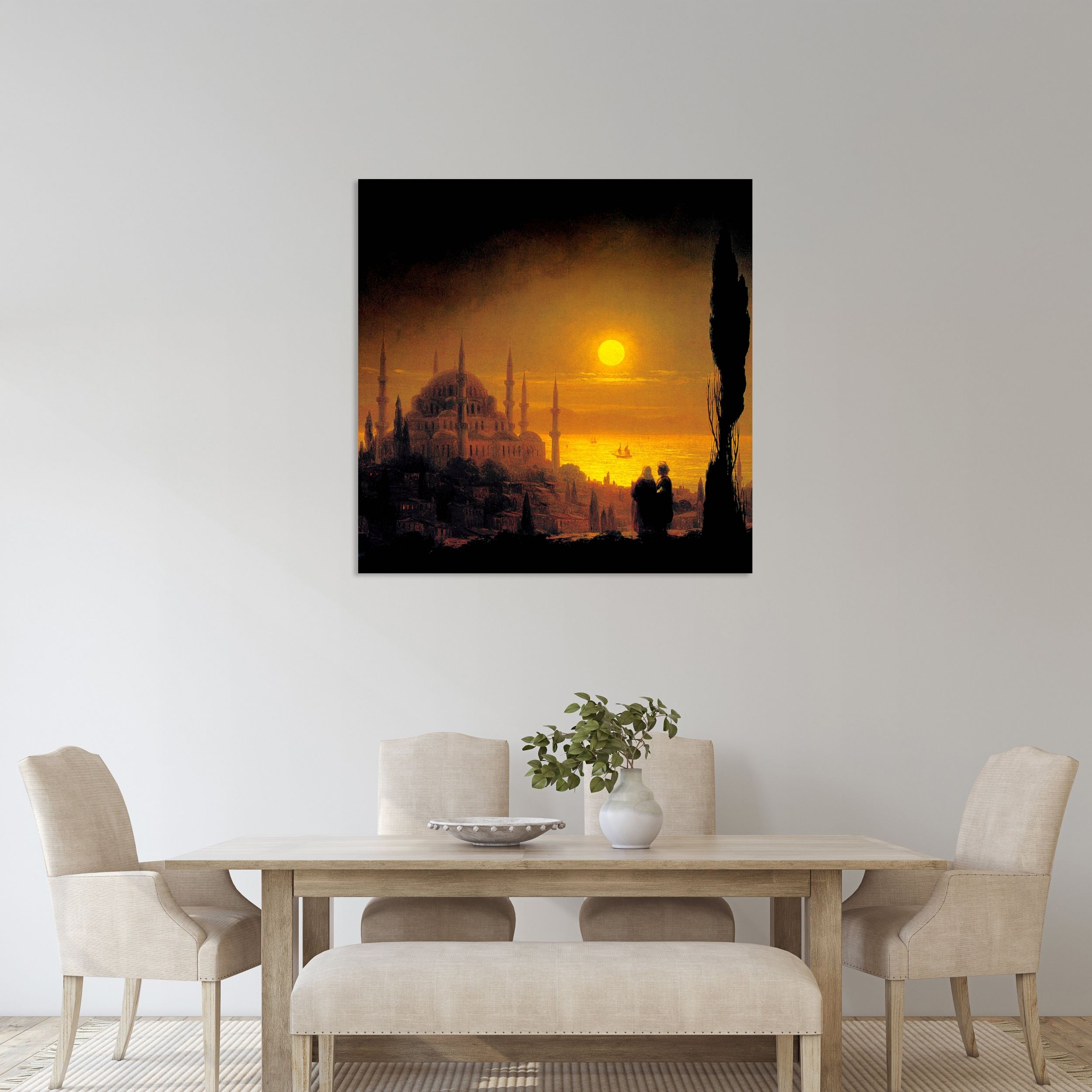 İstanbul'da Dolunaylı Gece, 1847 Tablo
