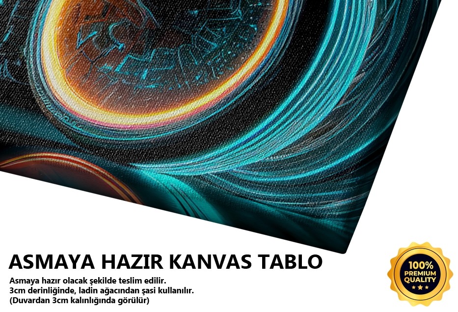 Neon Motor İllüstrasyonu