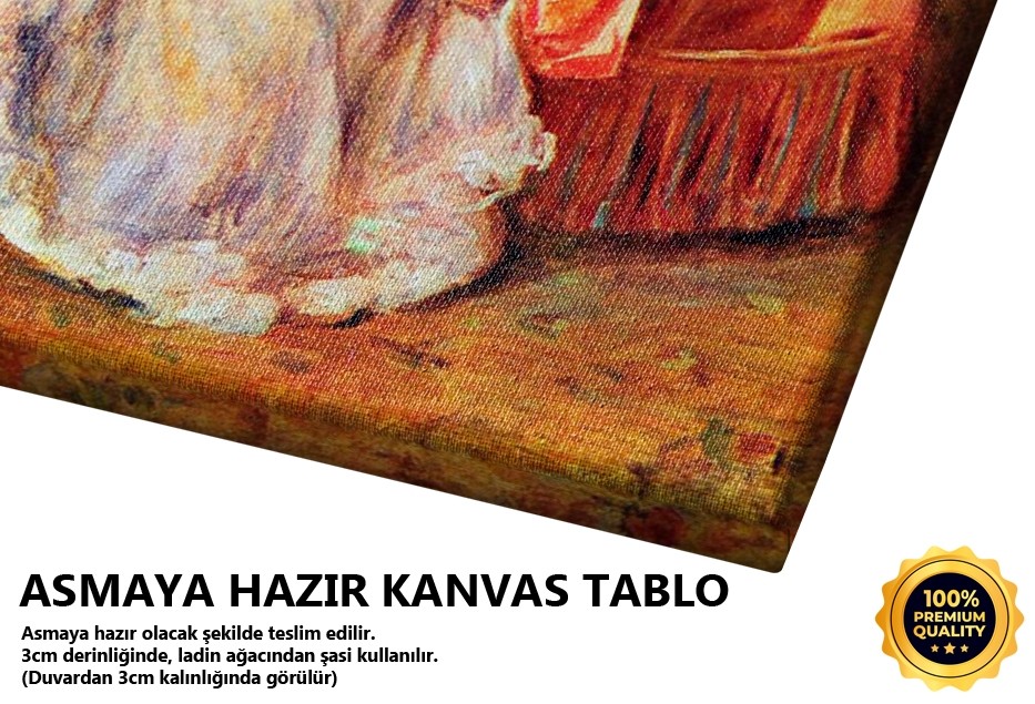 Gitar Çalan Kadın Tablo