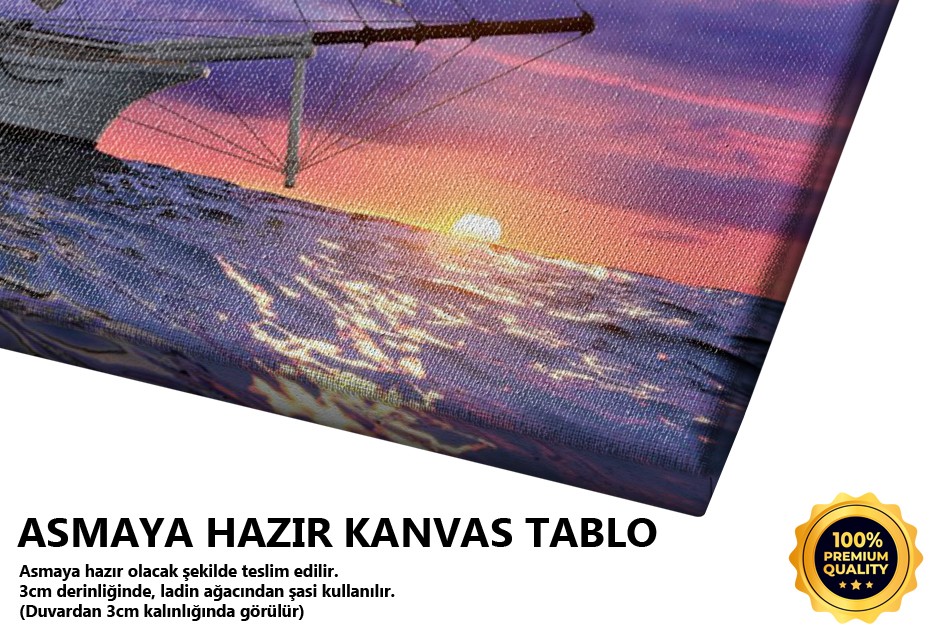 Denizde Yelkenli Tablo