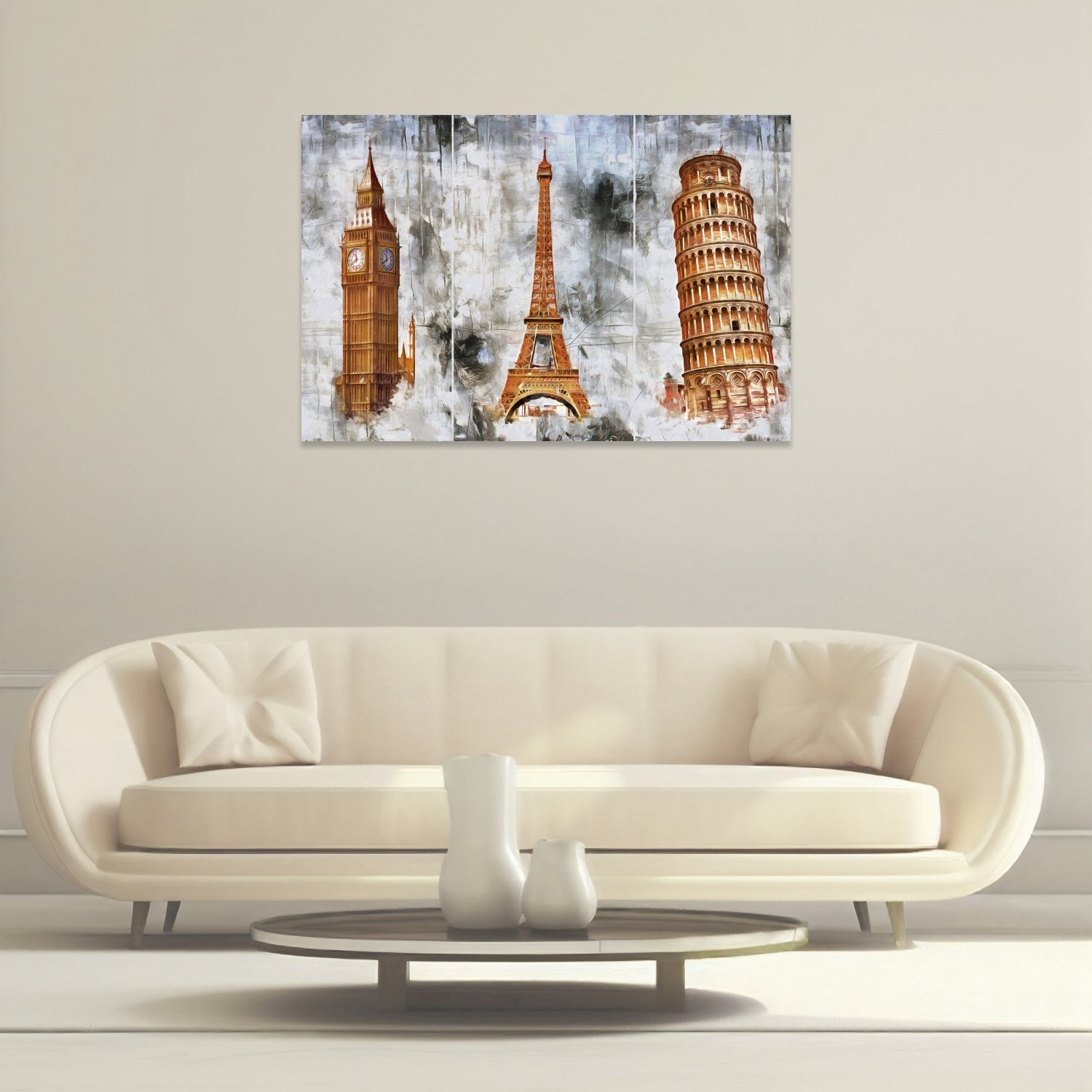 Paris Londra Kuleleri Deseni
