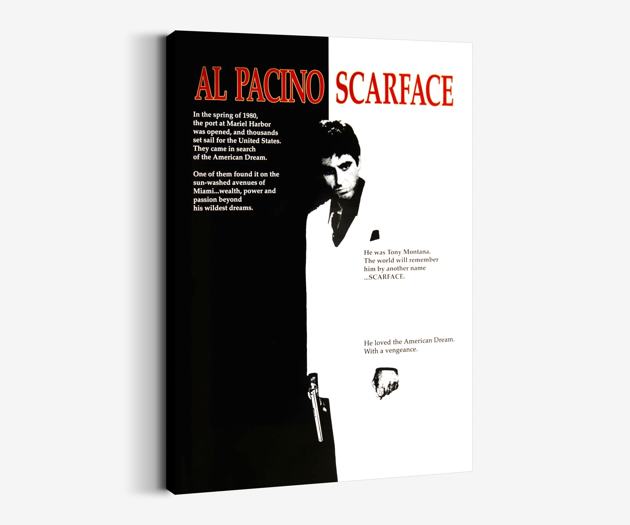 Scarface - Al Pacino Tablo