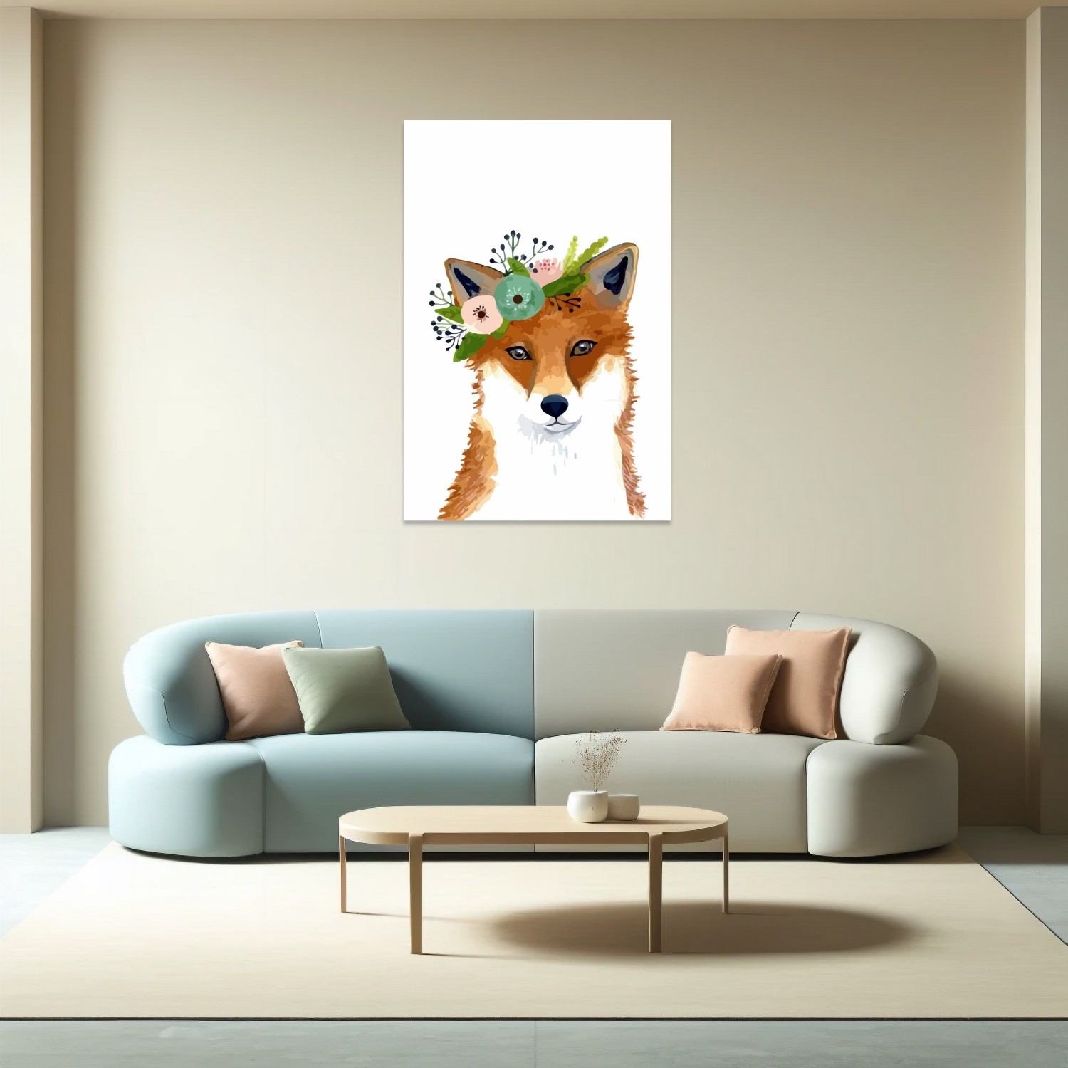 Süslü Köpek Tablo