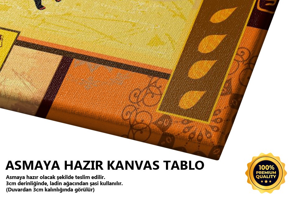 Afrikalı Kadın Tablo