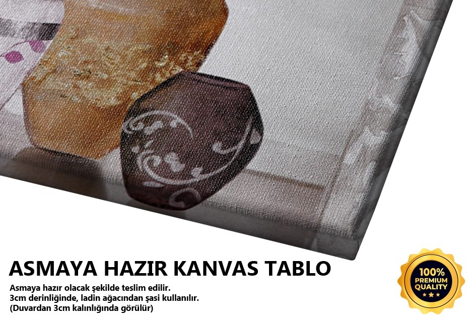 Vazoda Çiçek Açmış Ağaç Dalı Tablo