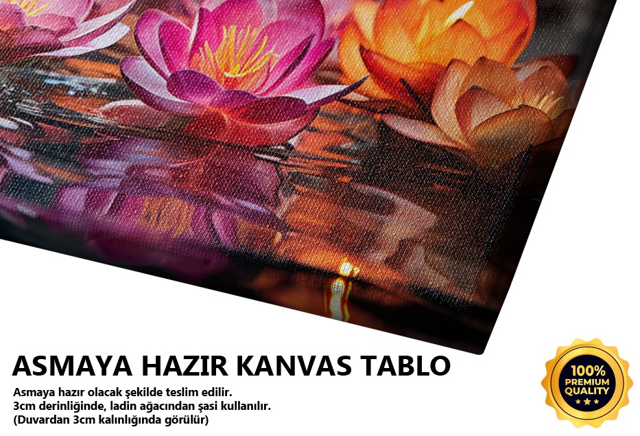 Lotus Çiçeği ve Huzurlu Göl