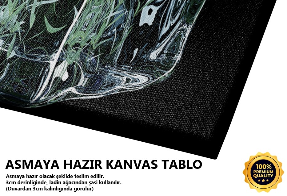 Buz Küpü İçinde Bitki