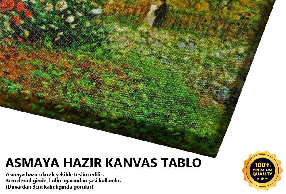 Argenteuil'de Monet'in Bahçesi, 1873 Tablo