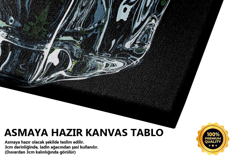 Buz Küpü İçinde Çiçek