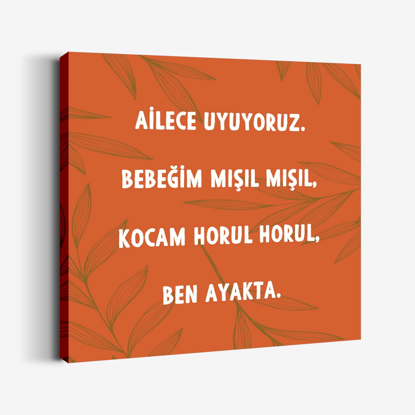 Ailece Uyuyoruz Tablo