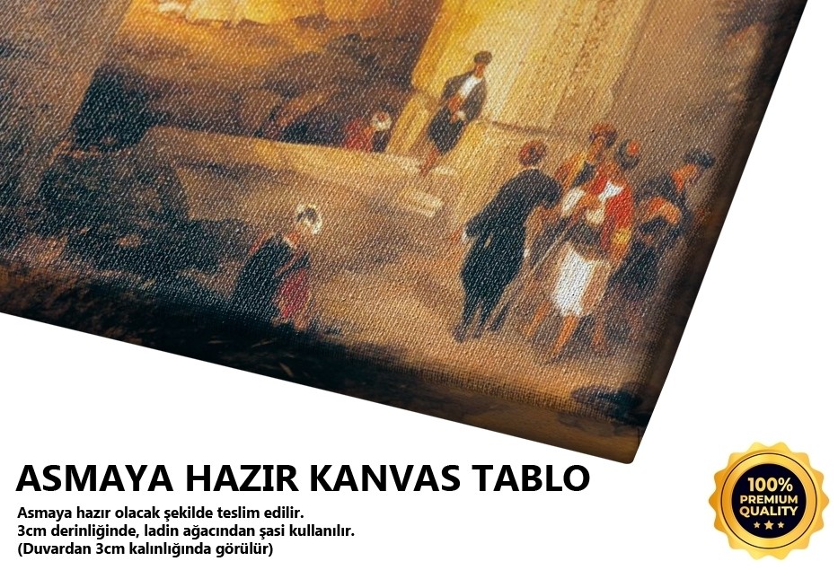 Baalbec'te Tapınak Kapısı Tablo