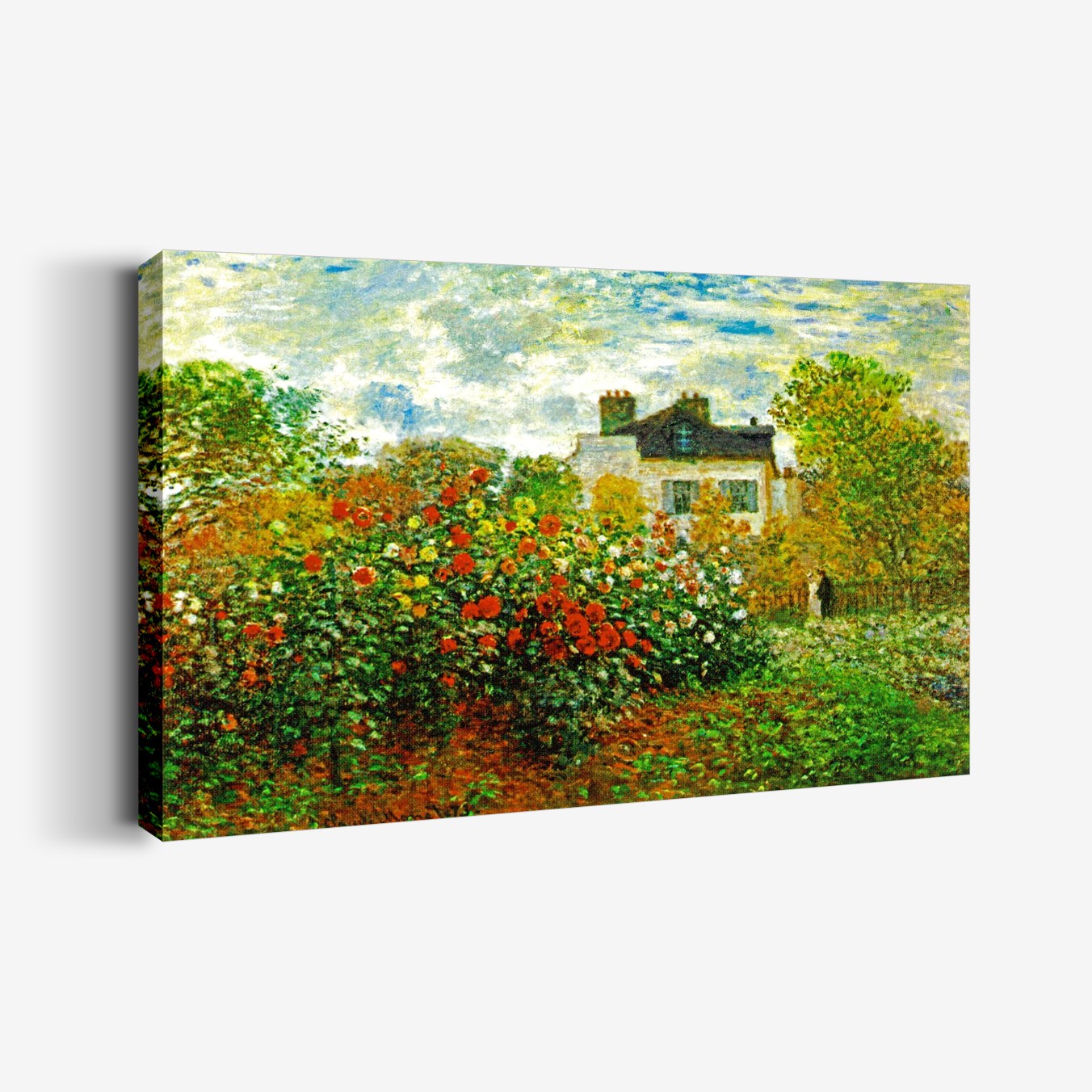 Argenteuil'de Monet'in Bahçesi, 1873 Tablo