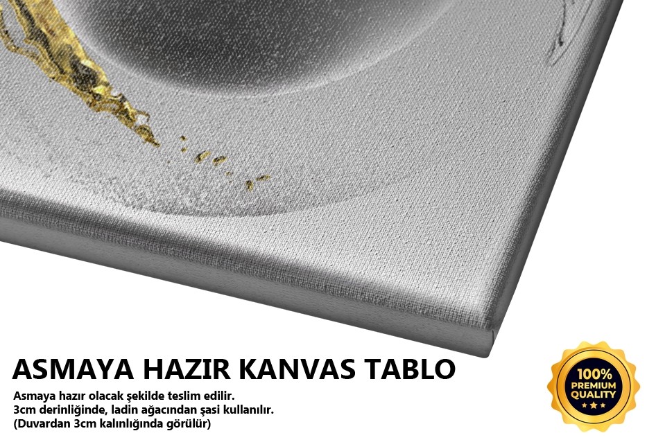 Beyaz ve Altın Spiral Form