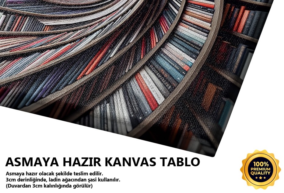 Spiral Kitaplık Deseni