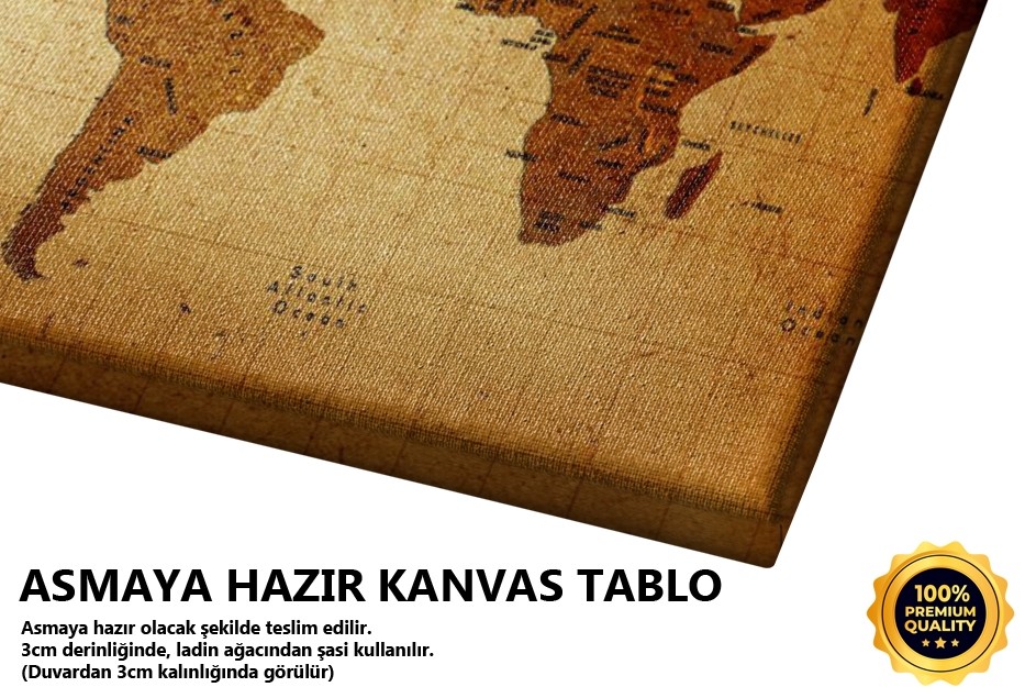 Dünya Haritası Tablo