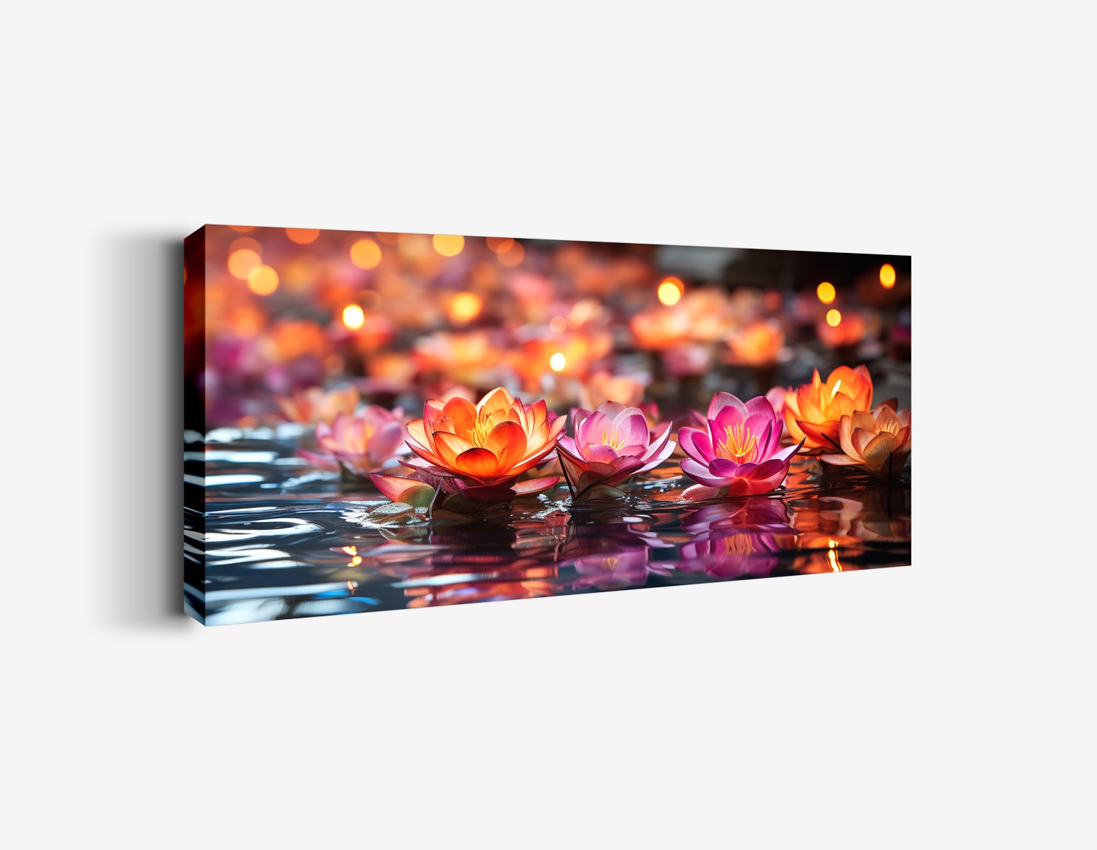 Lotus Çiçeği ve Huzurlu Göl