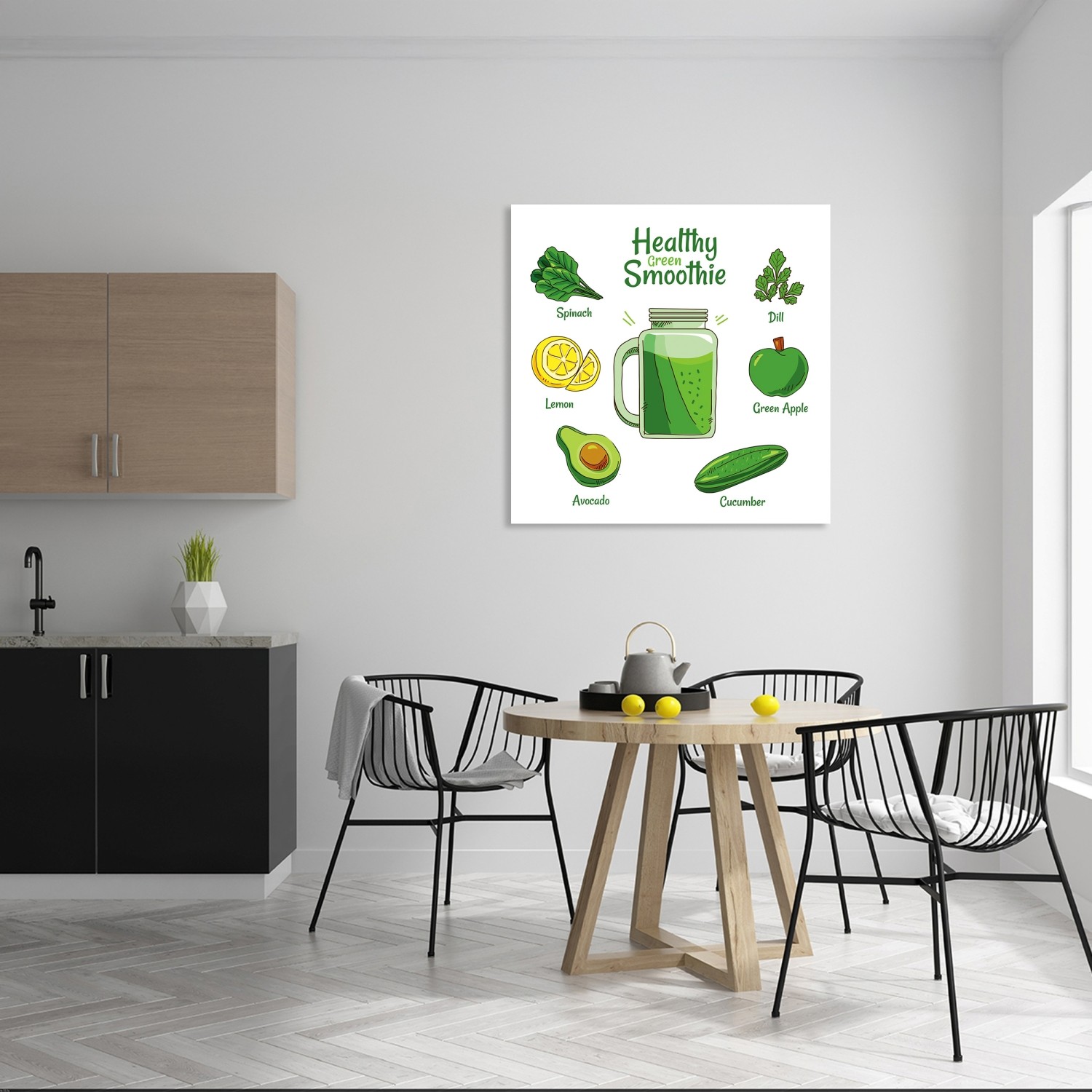 Yeşil Smoothie Tablo