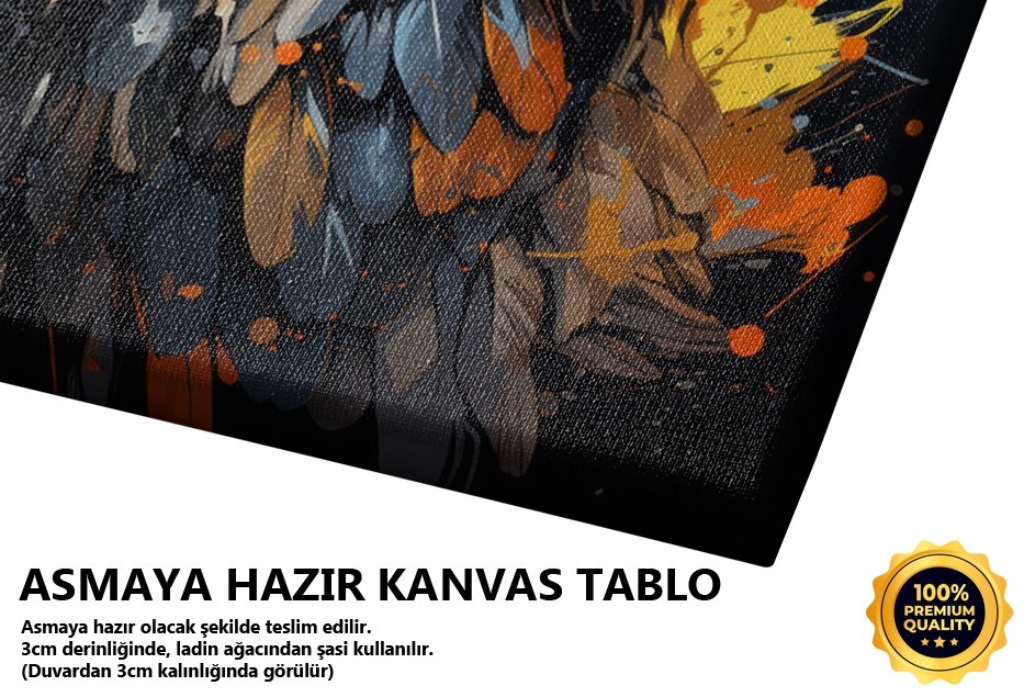 Renkli Kartal Portresi
