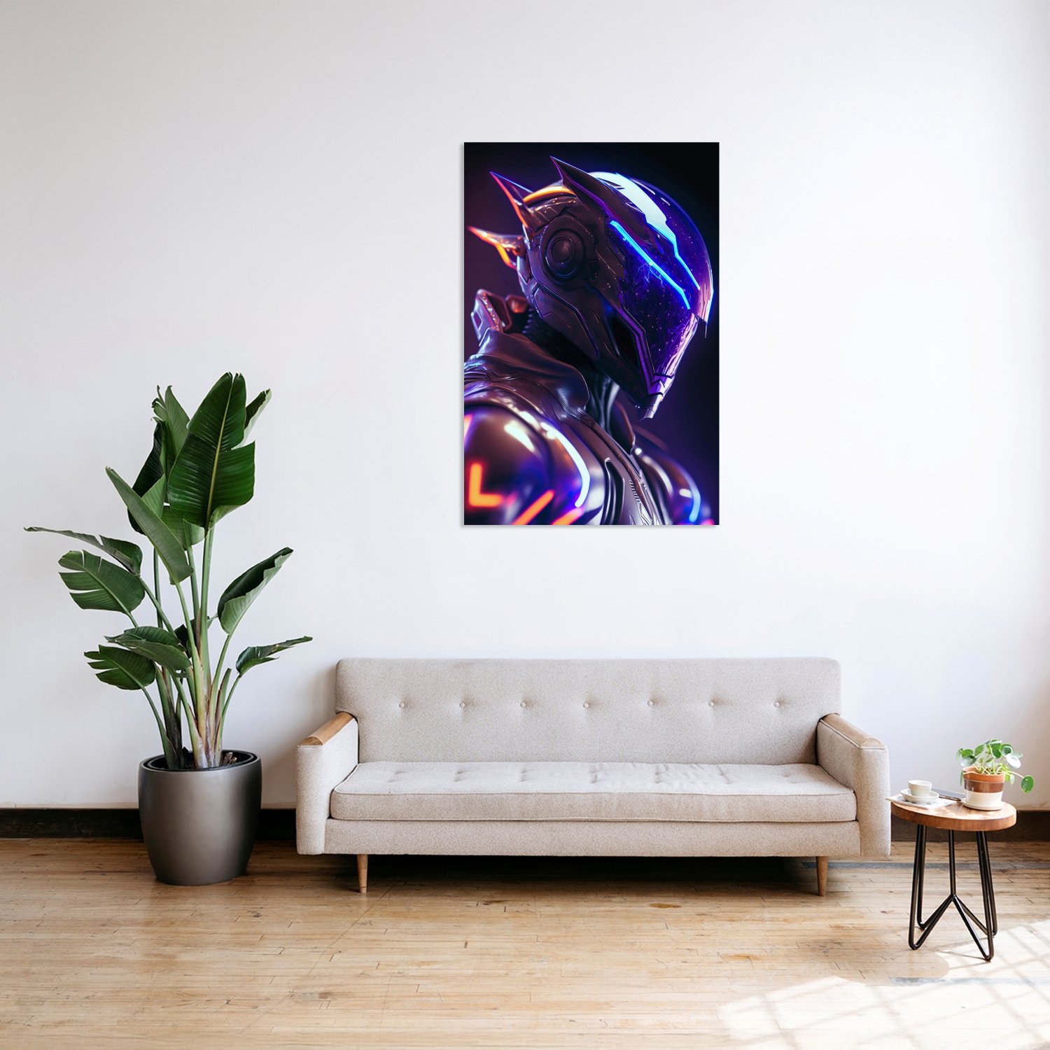 Neon Zırhlı Savaşçı