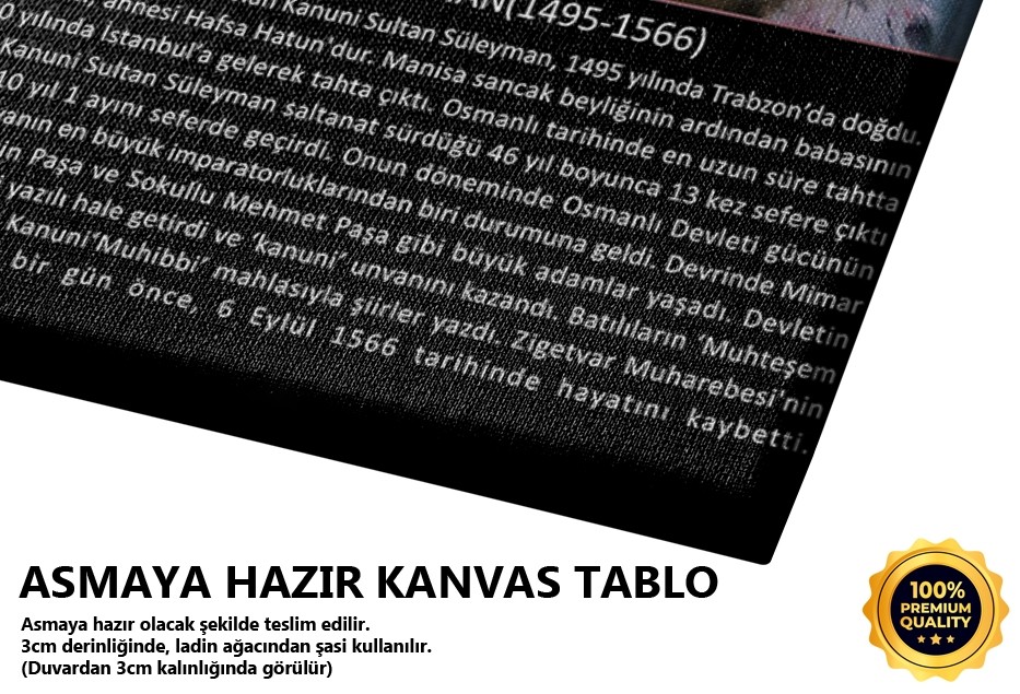 Kanuni Sultan Süleyman (1495-1566) Tablo