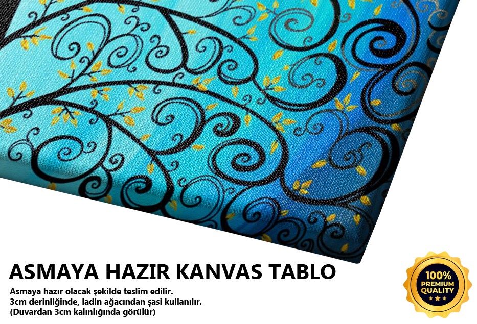 Ağaçda İki Kuş Tablo