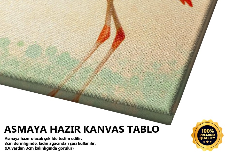 Üçlü Flamingo Sağ Tablo