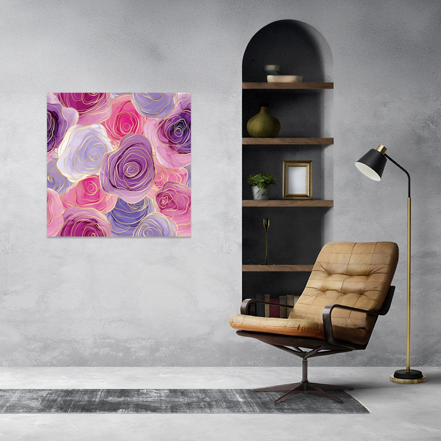 Pembe Gül Deseni
