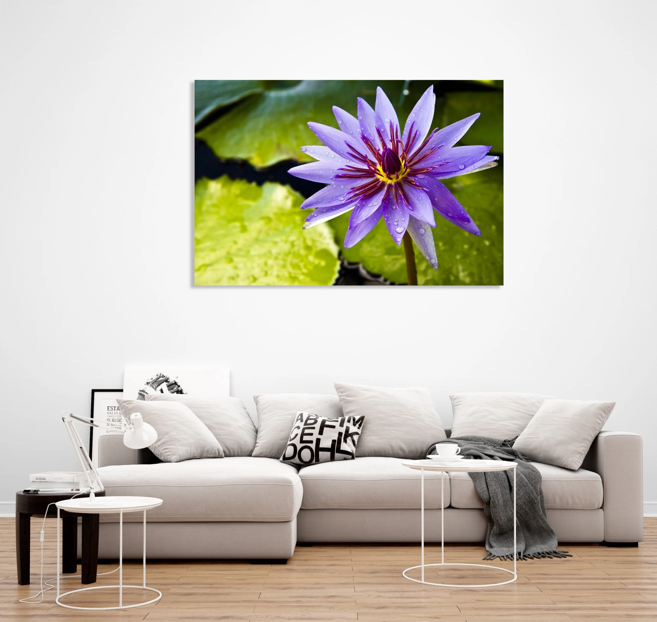 Lotus Çiçeği Tablo