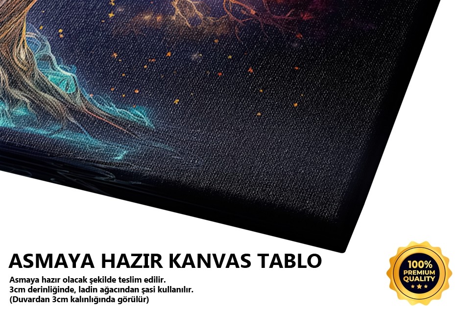 Parlak Işıklarla Ağaç