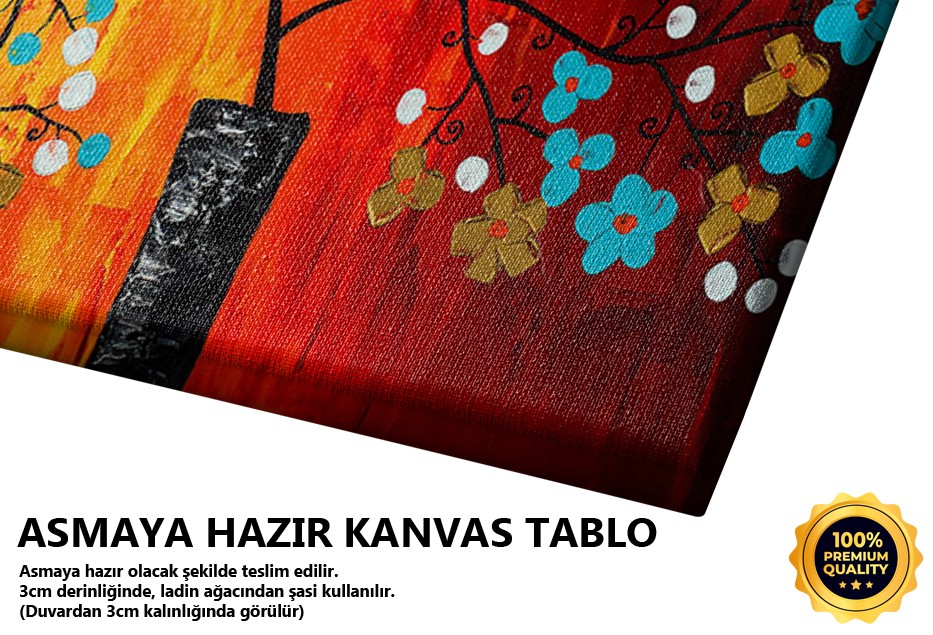 Çiçek Açmış Ağaç Tablo