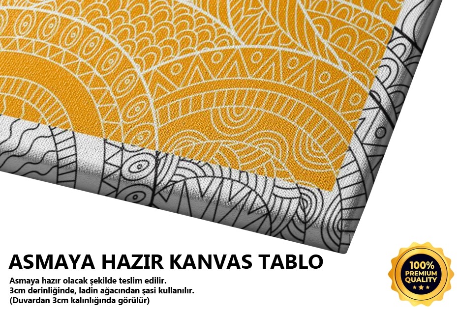 Beyaz Ağaç Tablo