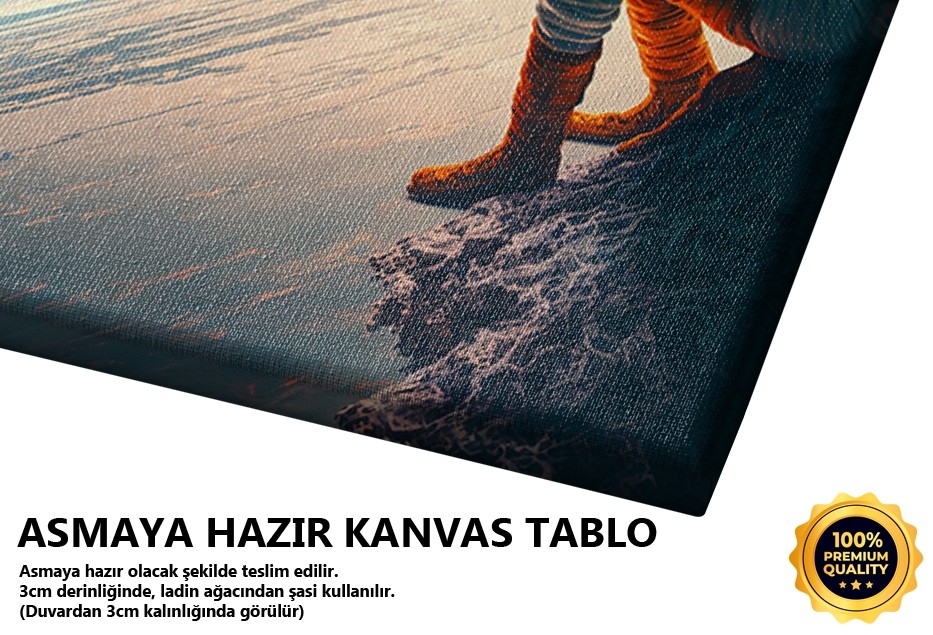 Astronot ve Uzay Manzarası