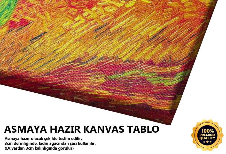 Buğday Tarlası Ve Kuzgunlar Tablo