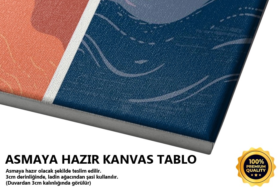 Güneş Ve Dalgalar Üçlü Tablo